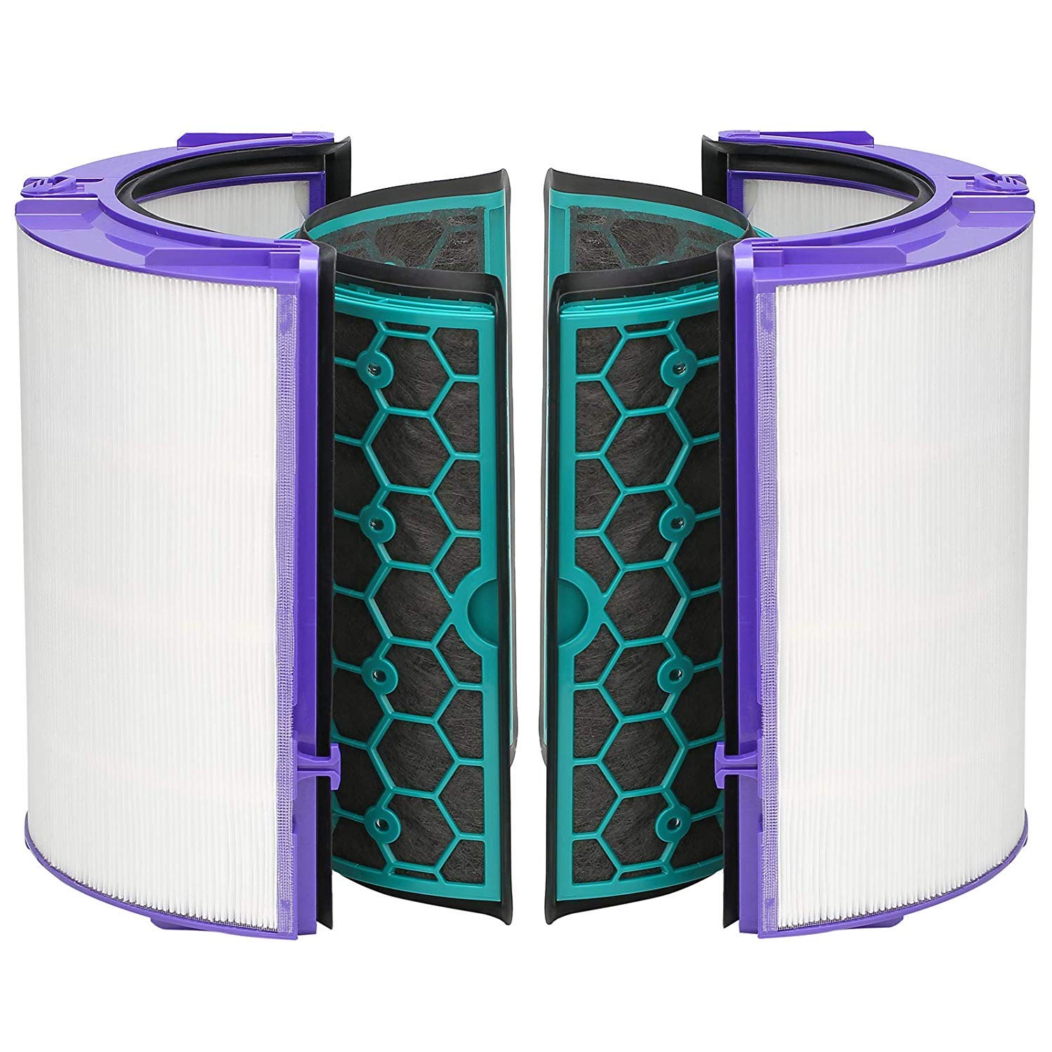 FIND A SPARE 360° Glass HEPA & Activated Carbon Filter Compatible with Dyso.n Pure Cool & Hot+Cool – Fits Models DP04, HP04, HP07, HP09, PH01, PH03, TP04, TP07, TP09 Air Purifier Fans