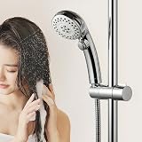 OFFO Adjustable Shower Head Holder 18-25mm Chrome 45 Degree Rotation view 7