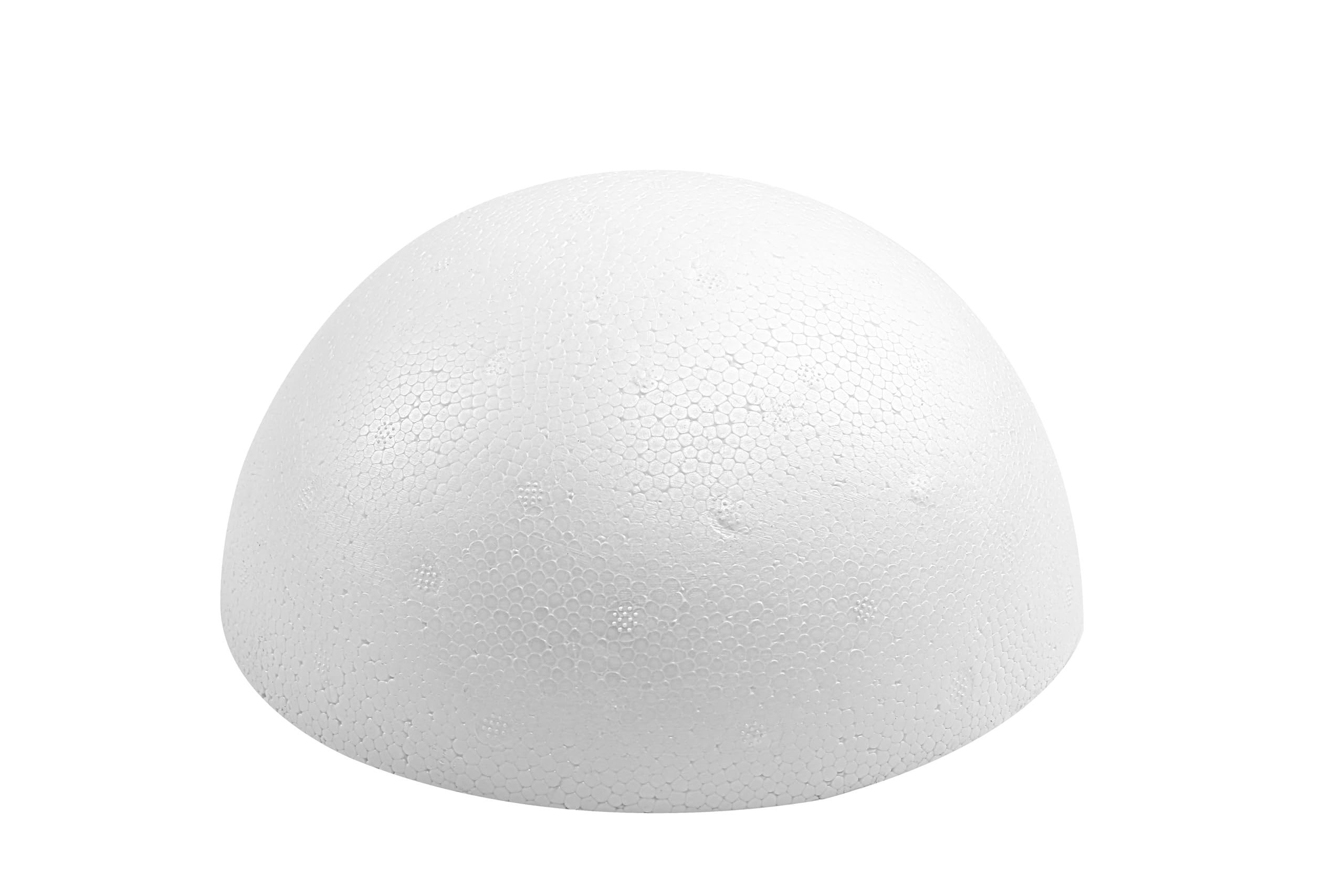 Photo 1 of Crafjie 1PCS 11.81 Inchs White Foam Balls Half Round Polystyrene Half Foam Balls Craft Supplies Hemispherical Christmas Craft Ballfor DIY Home Craft Project and Art Decoration