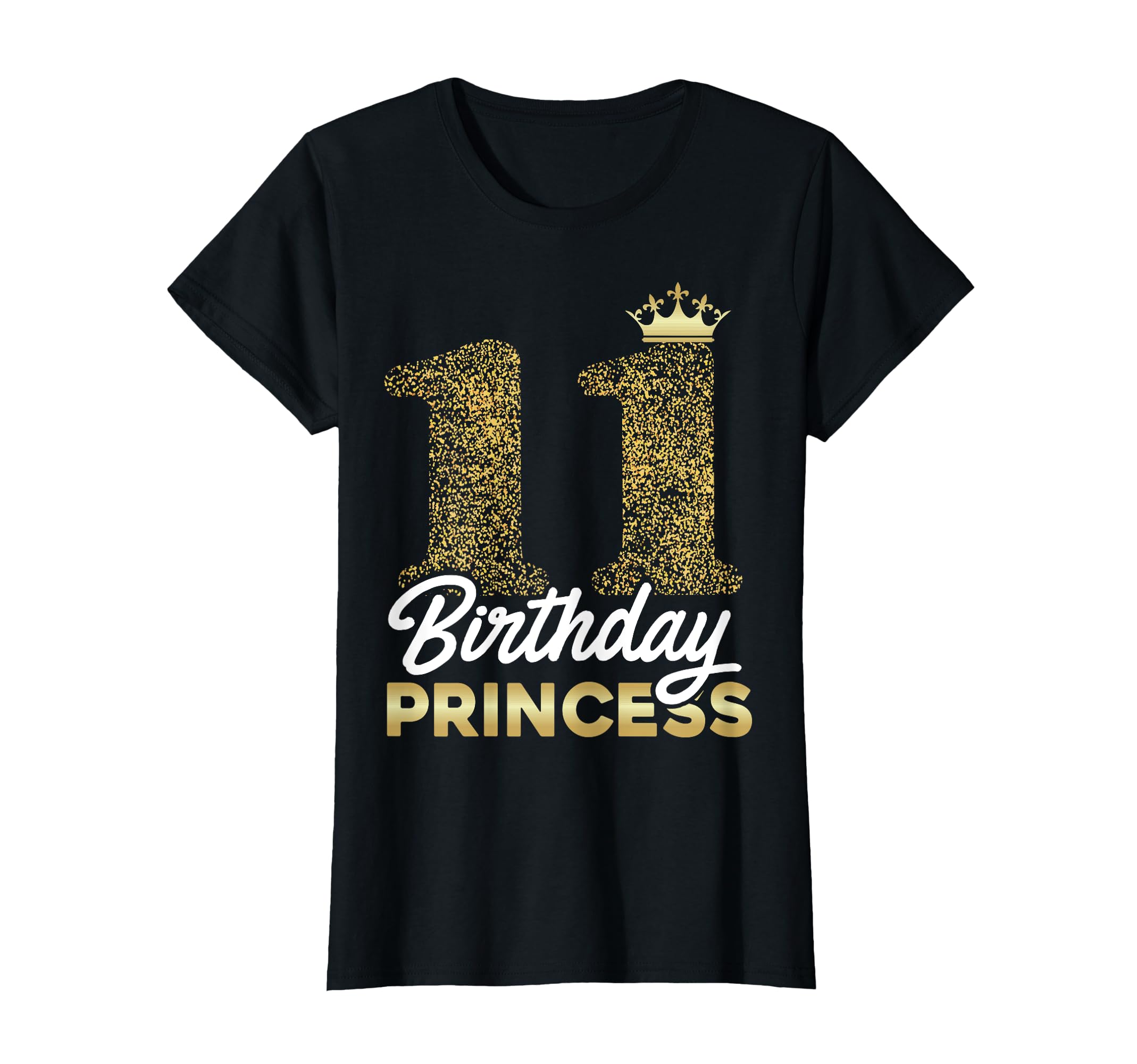 Photo 1 of 11th Birthday Girl Princess Cute Retro Crown 11 years old T-Shirt
