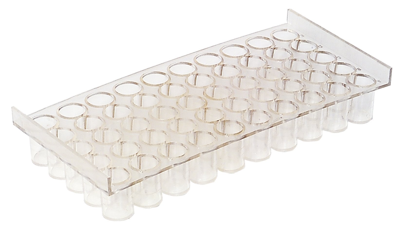 Neolab 2 2312 Frame for Bottles Up To 12.5 mm – 5 x 10 Spaces, Polycarbonate, Clear