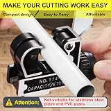 Toolwiz Copper Pipe Cutter 3-28mm Mini Tube Cutter for Plumbing HVAC Automotive view 6