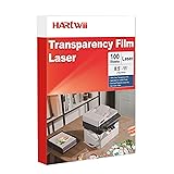 HARtwii Laser Transparency Film 100 Sheets 8.5 x 11