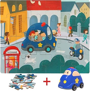 Amazon Com Top Bright Wooden Puzzles For Toddler 3 Year Old Boys