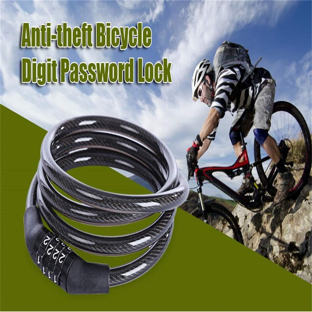 Amazon Com Healthll Bike 110cm Chains Blocks And Anti Theft Cord Cable Lock Tough Security Coded Steel Wiring Bicycle Lock 4 Digit Code Combination Garden Outdoor