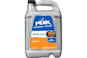 PEAK DEX-Cool® Antifreeze + Coolant, Premium Engine Coolant with Antifreeze, Car Antifreeze Coolant Mixture for GM Vehicles, 1 Gallon
