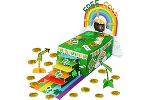 GYGOT St. Patrick's Day Leprechaun Trap Kit for Kids, DIY Craft Catch a Leprechaun Kit for Kids,St Patricks Day Classroom Activity Party Supplies
