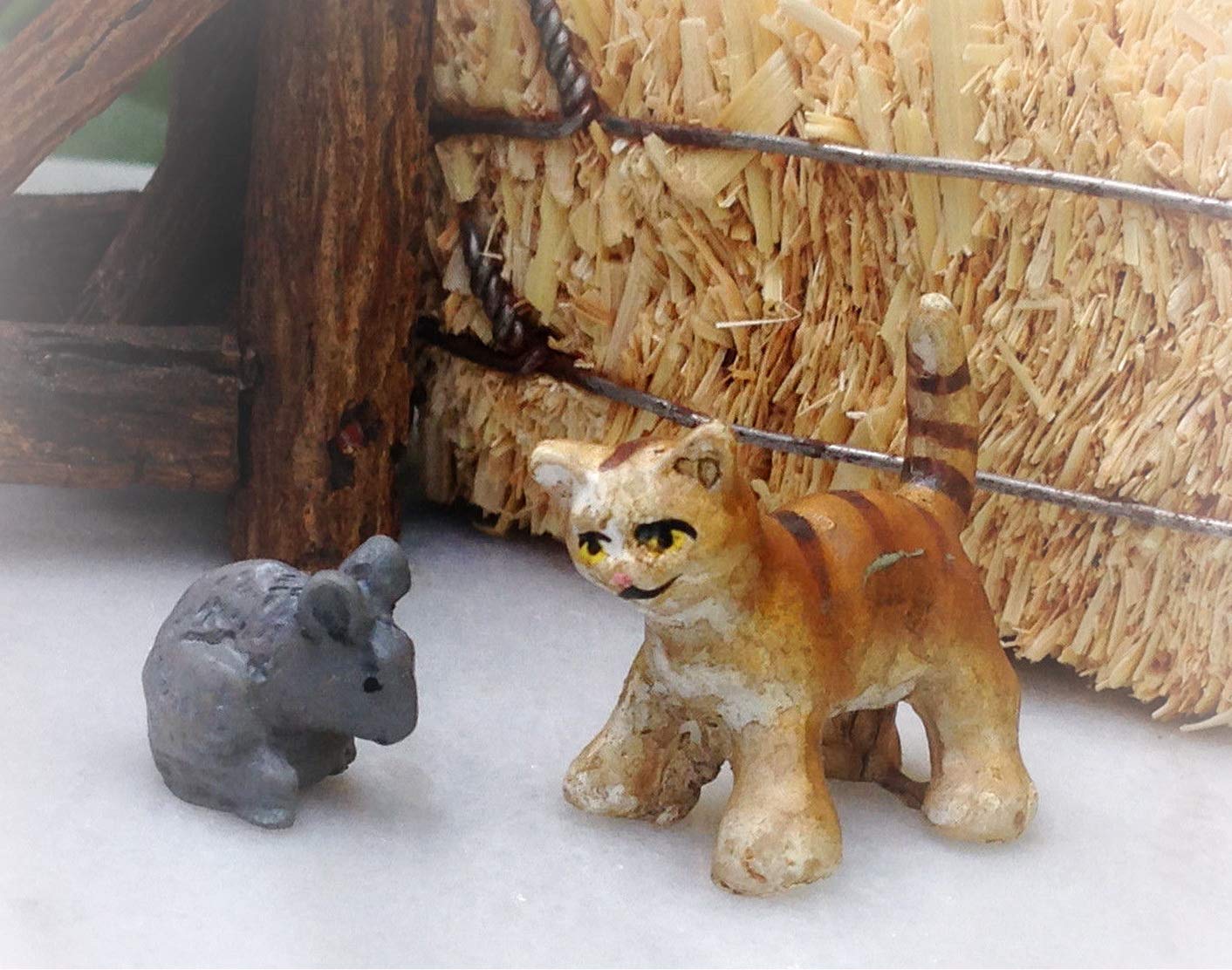 Best Cat And Mouse Outdoor Garden Statue