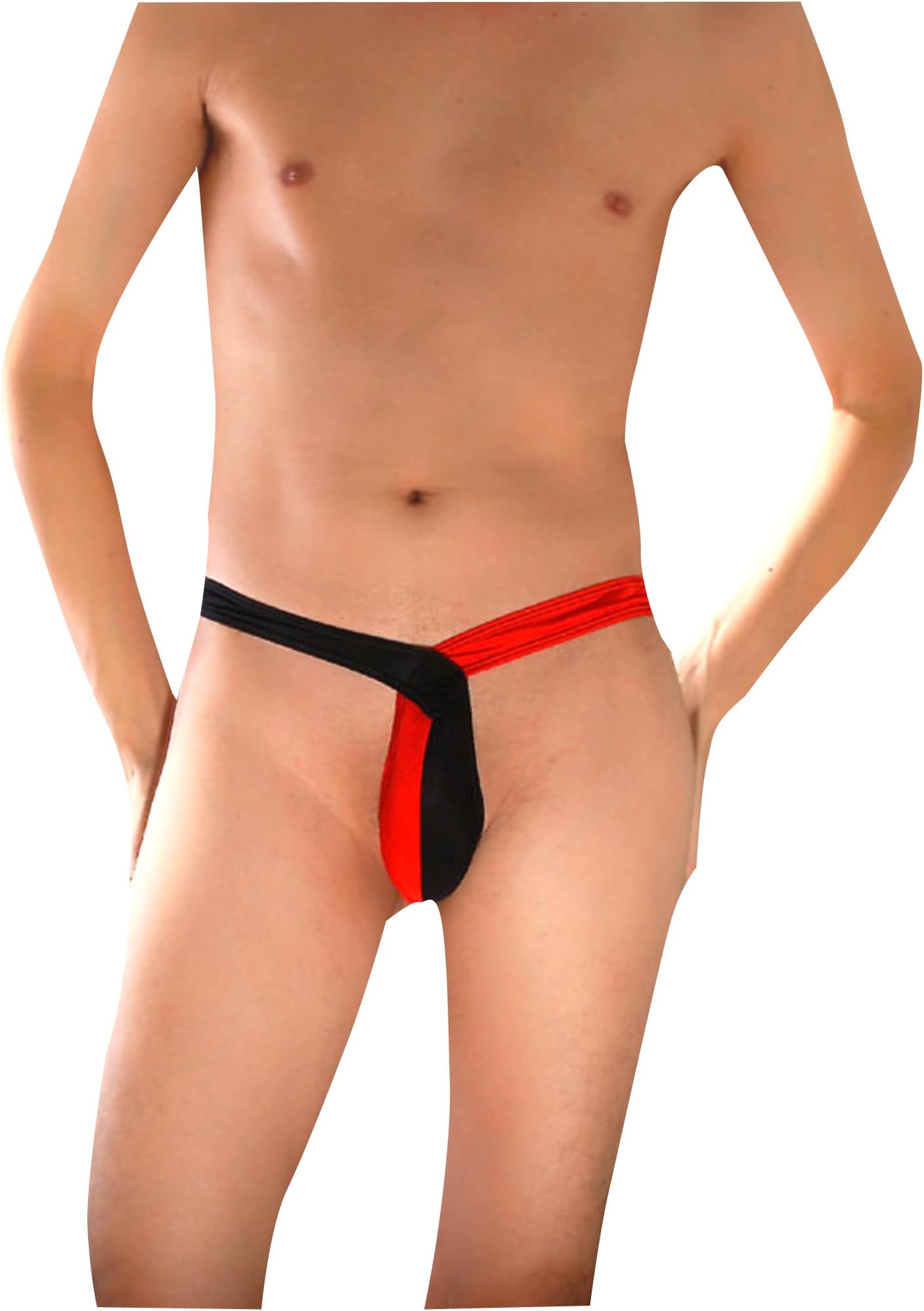 HIMEALAVOMen's Sexy Underwear Trousers Thongs Gay Jockstrap Gay Underwear String Homme