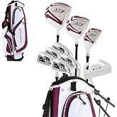 Aspire X1 - Women's Complete Golf Club Set | Graphite Shafts, Fairway &amp; Hybrid, Irons Through Wedge, Putter, Headcovers, Right-Handed, Petite To Regular