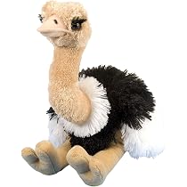 Realistic Ostrich Animal Figure Toy - 3.1"x1.6"x4.3" Detailed Plastic Model For Kids Education & Collectors