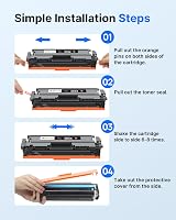 GPC Image 203X Toner 4PK Black Cyan Magenta Yellow Compatible for HP M254dw view 7