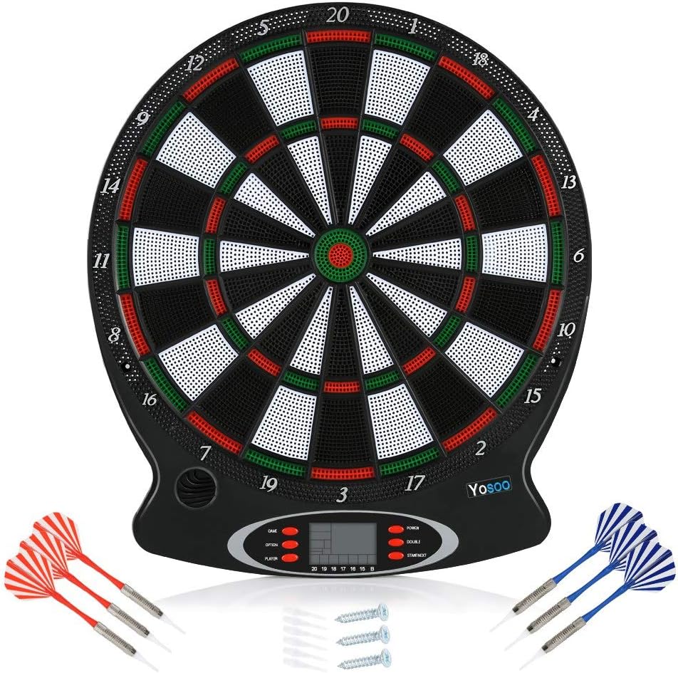 Electronic Dartboard, Professional Electronic Hanging Dartboard LCD