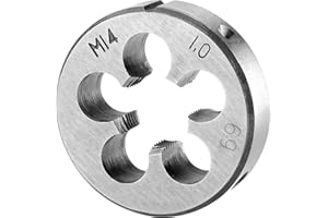 Burkit Metric M14 X 1 Round Threading Die, M14 x 1.0 Machine Thread Die Right Hand