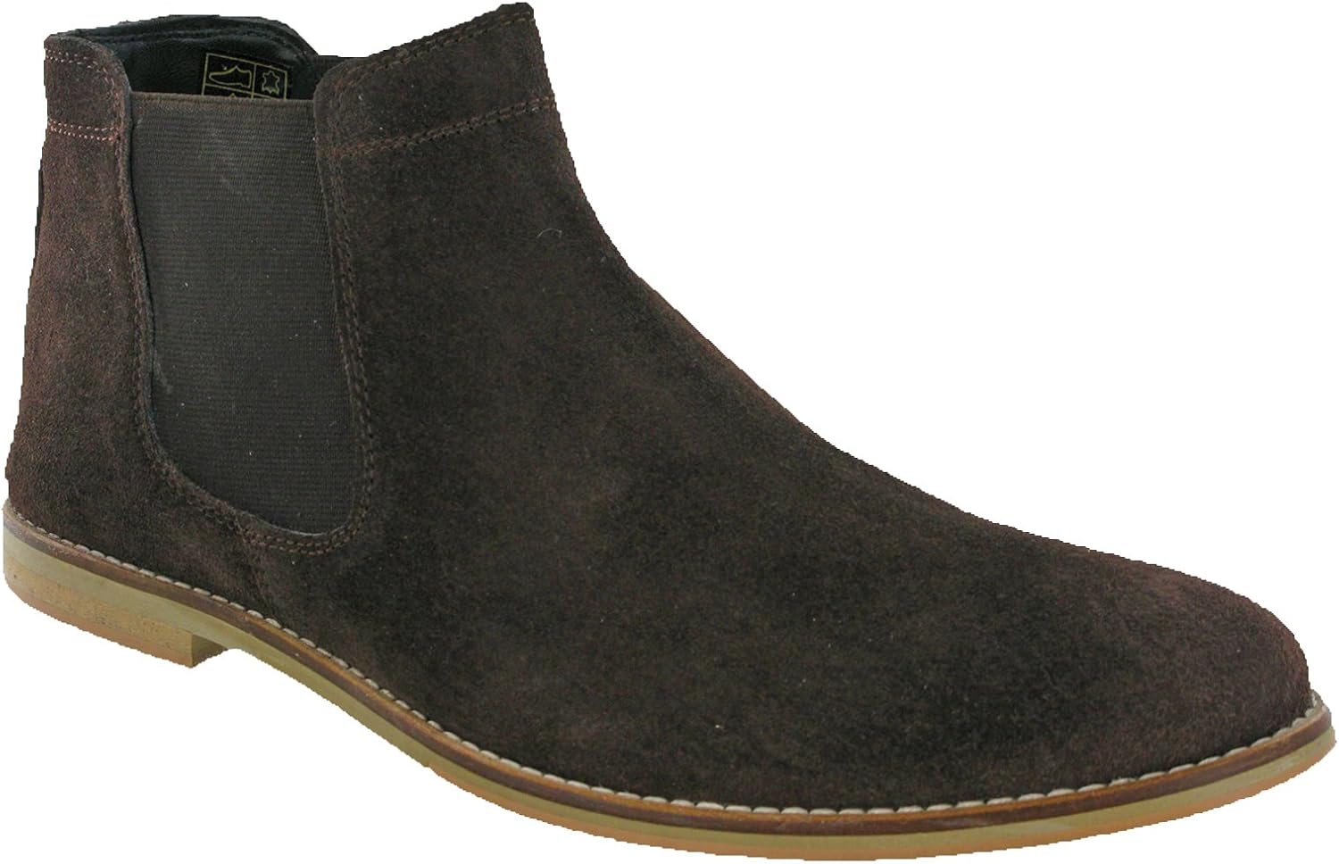 Lambretta Mens Chelsea Boots : Formal Dress Boot, Handmade Two Tone Boots For Men, Men Suede Leather Boot.