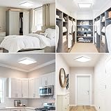 zemty 36W LED Ceiling Light 3240LM IP44 Daylight White Square Flush Mount view 7