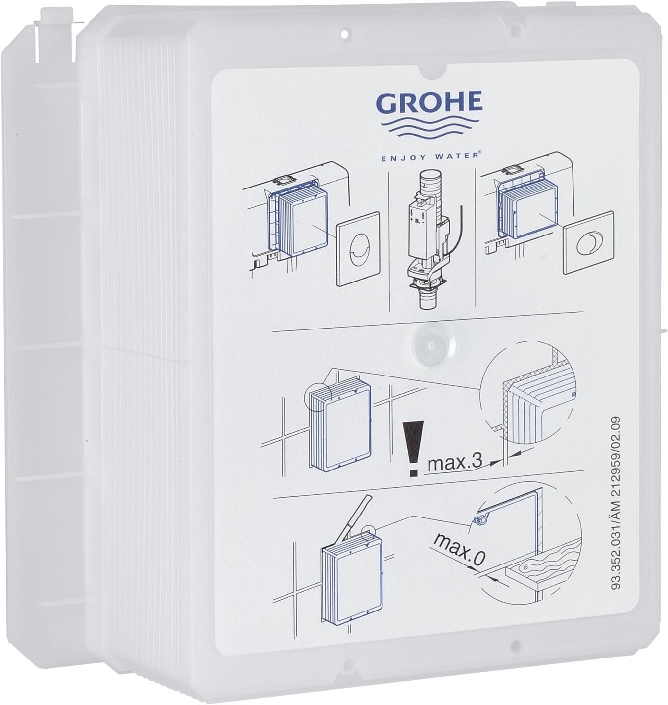 GROHE Inspection Shaft Chrome 66791000, Silver