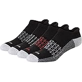 Hanes Men's Absolute Active Cushioned Heel Shield Moisture Wicking Socks (4-Pack)