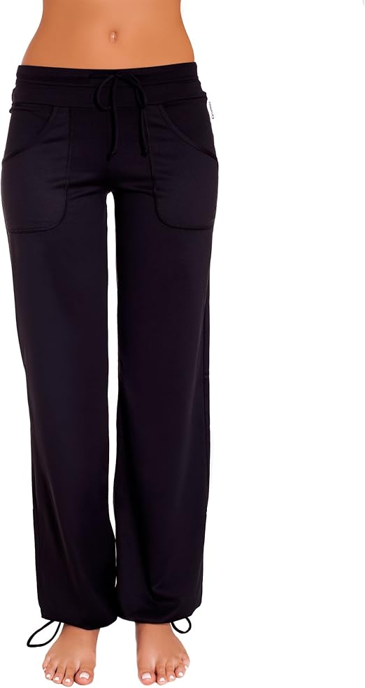 Dwevkeful Jogginghose Damen Baumwolle - Bequeme Freizeithose Mit Tasche