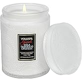 Voluspa Spiced Goji Tarocco Orange, Small Candle Jar, 5.5 Ounces, 50 Hour Burn Time, Coconut Wax for Clean Burning, Handcrafted in The USA
