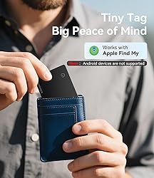 Ultra-Thin Air Tag Wallet Tracker Card 0.07in IP68