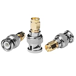 TJMD SMA to BNC Kits 3 Sets RF Coaxial Adapter Male