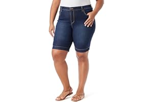 Gloria Vanderbilt Womens Amanda Bermuda High Rise Short Plus