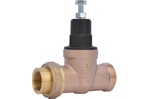 Cash Acme 3/4 Inch EB45 Single Union Pressure Regulating Valve (PRV), 45 PSI, 23883-0045