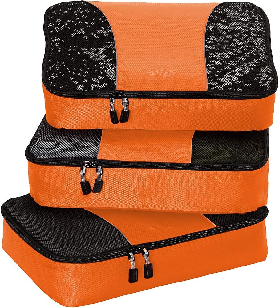 eBags Medium Classic Packing Cubes for Travel - 3pc Set