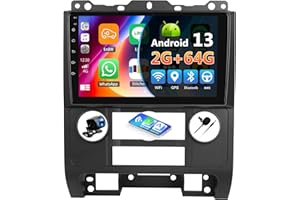 2+64G Android 13 Car Stereo for Ford Escape 2007-2012/Mazda Tribute 2007-2012 with Wireless Apple CarPlay Android Auto,9"Touc