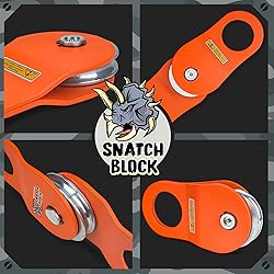 TICONN 10 Ton Winch Snatch Block Towing Pulley