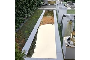 YADI Gold/Silver Metallic Mirror Aisle Runner Roll 3.3×66 ft, PVC Aisle Runner Mirror Decorative Runners for Indoor Outdoor Wedding,Party, Prom, Proposal - Double Sided Use