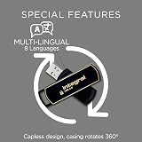 Integral 32GB USB 3.0 Flash Drive Secure Lock II 256 Bit AES Encryption view 4
