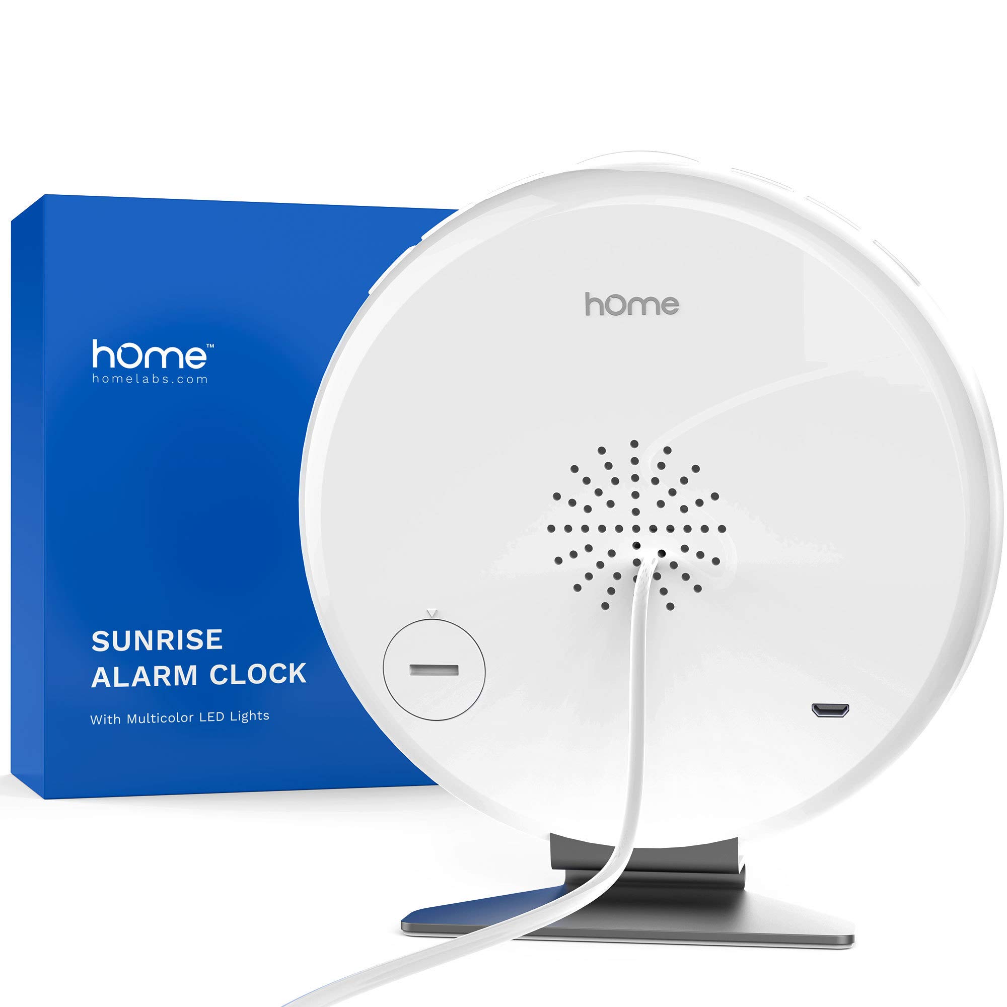 hOmeLabs Sunrise Alarm Clock Digital LED Clock with 6 Color Switch