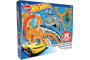 TCG TOYS Hot Wheels - Kids Floor Puzzle. Educational Gifts for Boys and Girls. Colorful Pieces Fit Together Perfectly. Great Preschool Aged Learning Gift.