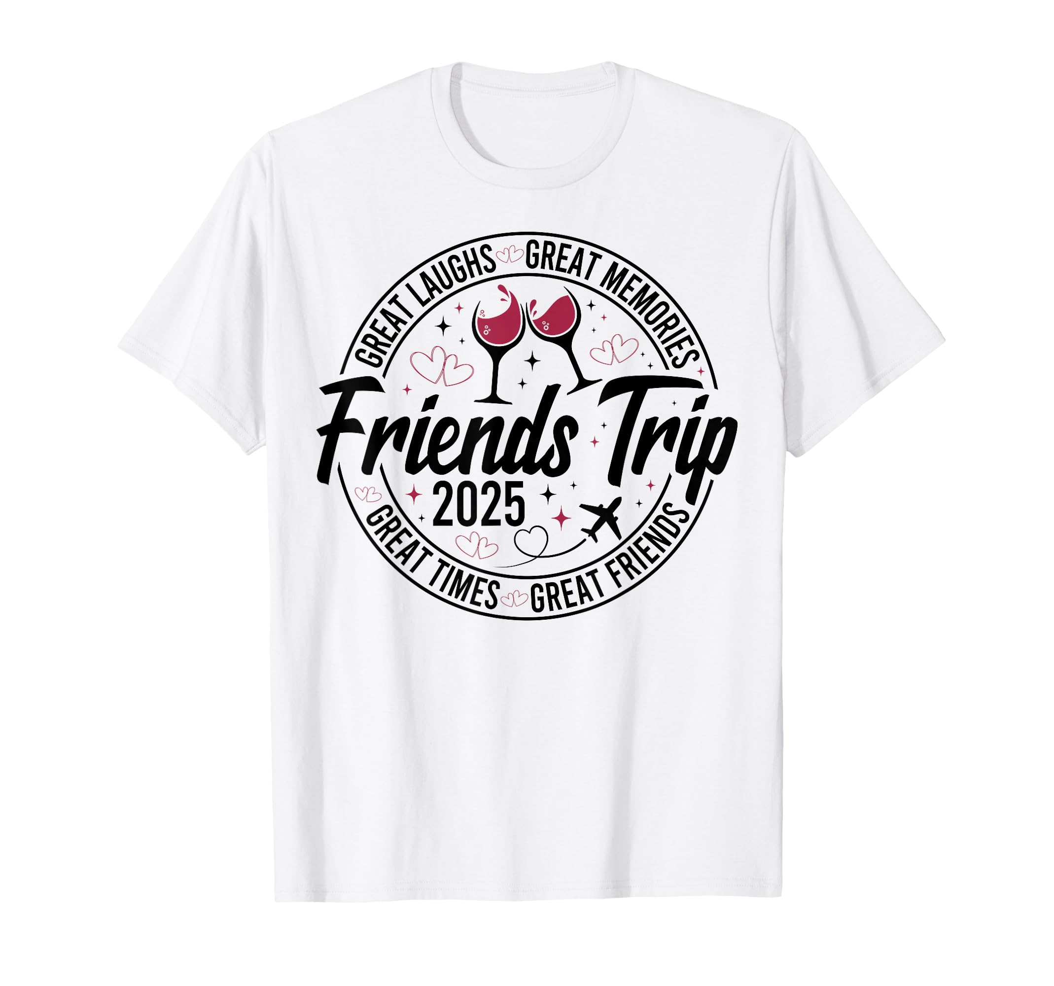 Photo 1 of  Light blue Trip Vacation 2025 Friends Matching Group T-Shirt