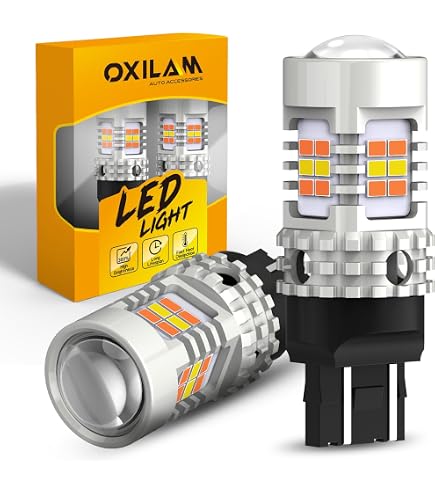Amazon.com: Alla Lighting 7442NA 7444NA 7443 Switchback LED Bulbs
