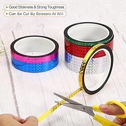 PATIKIL Prism Tape 0.8 Inch x 55 Yards, Holographic