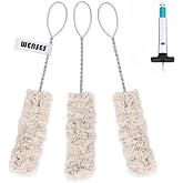 Wenses Tire Lube Brush, 3-Pack Tire Mounting Swabs with Tread Depth Gauge | Shop-grade build, fits lube buckets, tread depth gauge included
