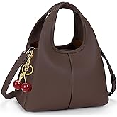 Women's Top Handle Handbag Small Satchel Bags Trendy Hobo Purse Crossbody Bag Faux Leather Shoulder Bag Satchel Purse