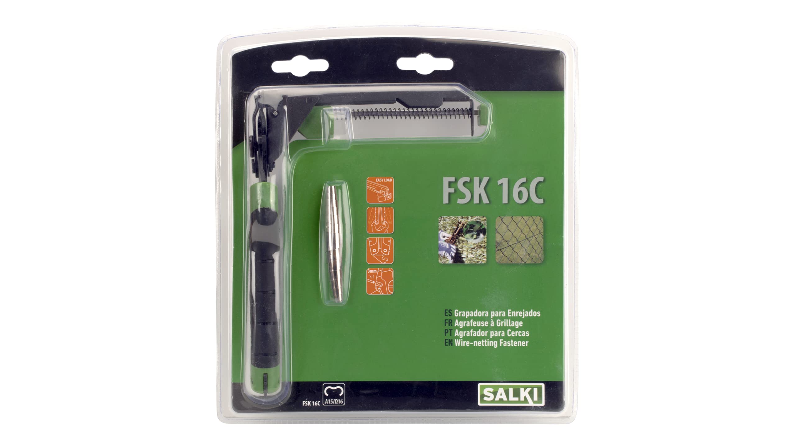 Salki 3301410 Pliers for Fences with Charger FSK 16 | omega16