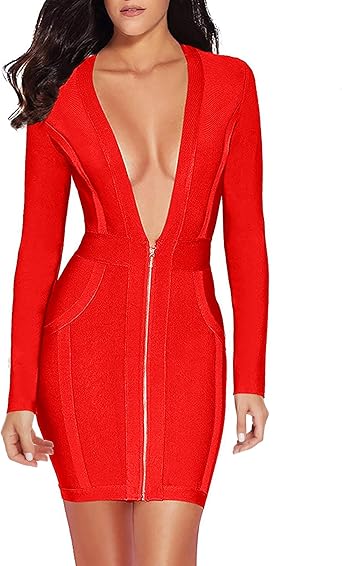 womens bandage bodycon dress