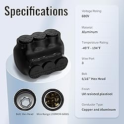 RVBOATPAT 3 Port Insulated Multi Tap Connector