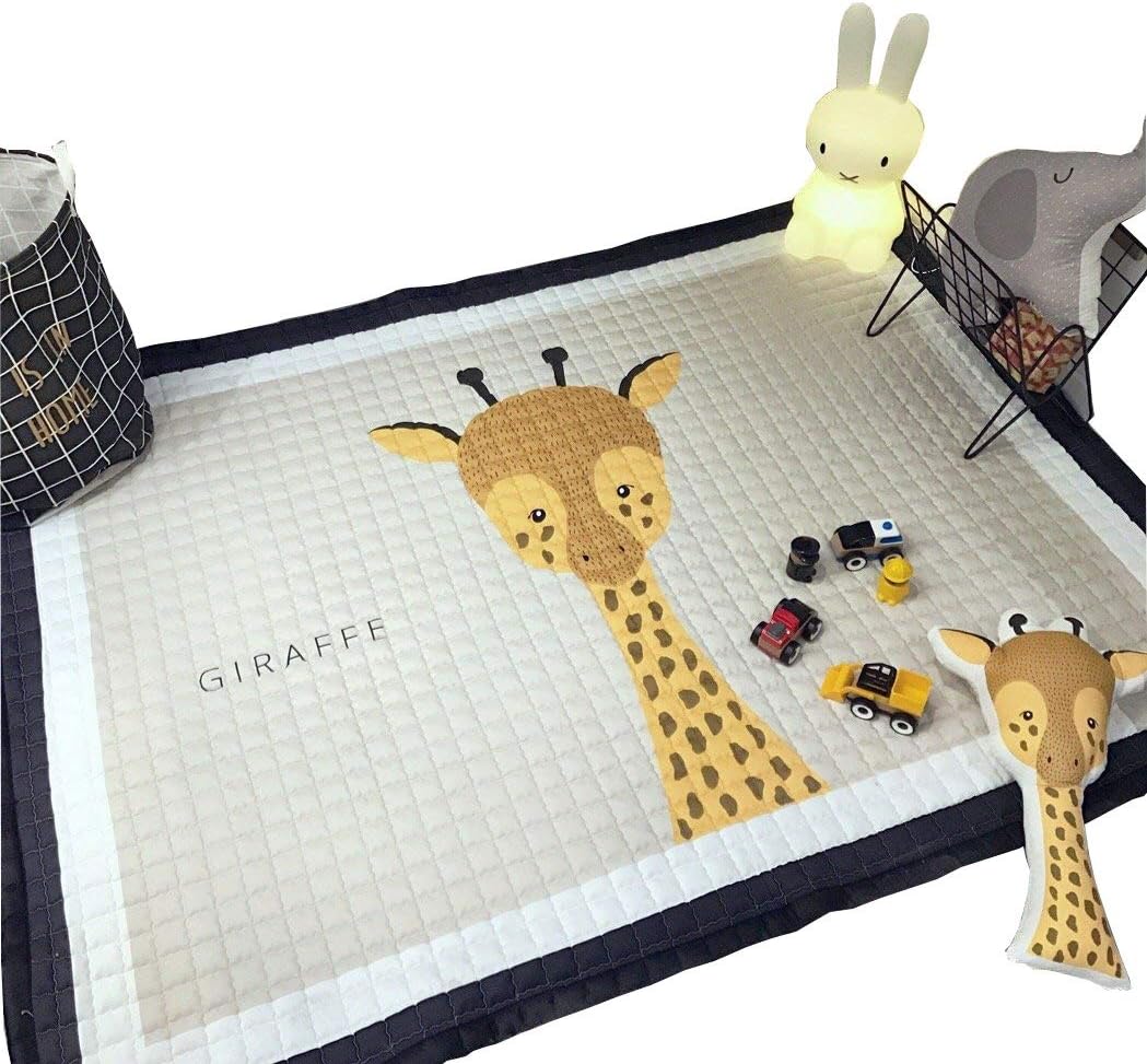Thick Cotton Baby Crawling Mat Cute Giraffe Play Carpet Children Bedroom Decor Living Room Rugs by IHEARTYOU