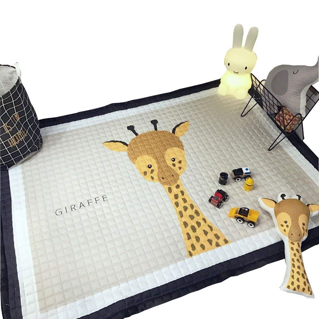 Thick Cotton Baby Crawling Mat Cute Giraffe Play Carpet Children