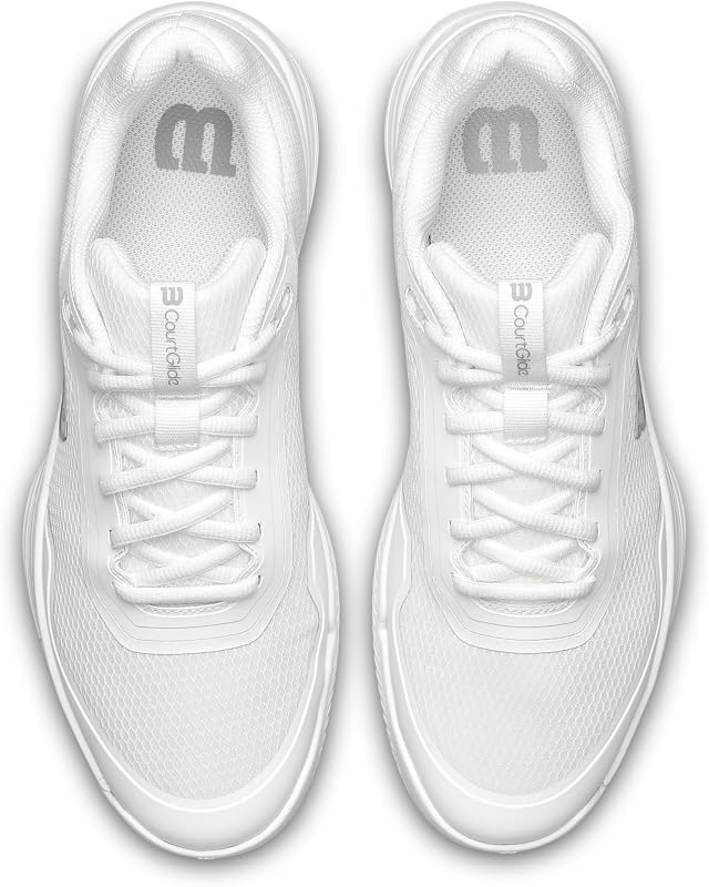 Zapatillas Tenis Hombre CourtGlide, Blanco, T. 40 2/3