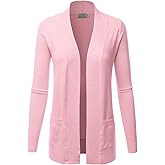 LALABEE Women's Open Front Pockets Knit Long Sleeve Sweater Cardigan(S~3XL)