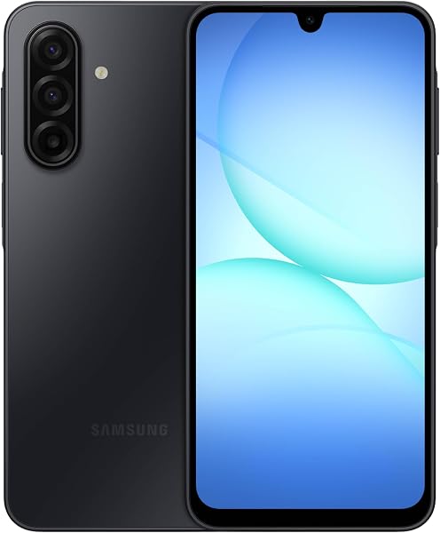 Samsung Galaxy A17 5G Smart Phone 128GB US 1 Yr Manufacturer Warranty Black | Large AMOLED, High-Res Camera, Durable Design,