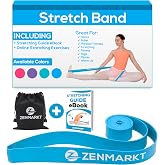 Ballet Stretch Bands for Flexibility, Strength and Dance Training | Ideal for Ballet, Gymnastics, Cheerleading and Pilates, Perfect for Practice, Training and Competitions
