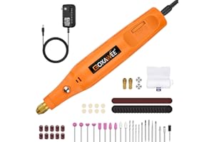 Corded Rotary Tool Kit for Crafts, GOXAWEE Mini Power Tool with Cord, 105pcs Accessories 18000rpm Multi-Purpose Small Grinder Drill Set for Sanding, Polishing, Drilling, Etching, Engraving, DIY Crafts